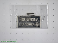 Click to enlarge CJ'07 Brownsea Subcamp Cane Plate